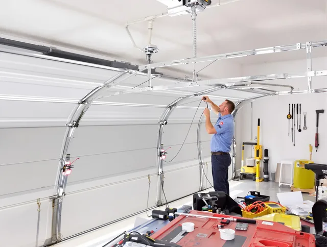 Garage door cable repair service by Garden Grove Garage Door Repair in Garden Grove