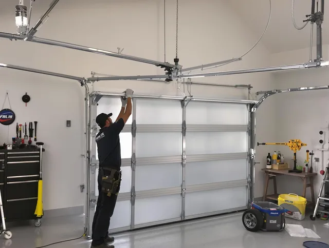 Garden Grove Garage Door Repair certified team performing precision garage door installation in Garden Grove