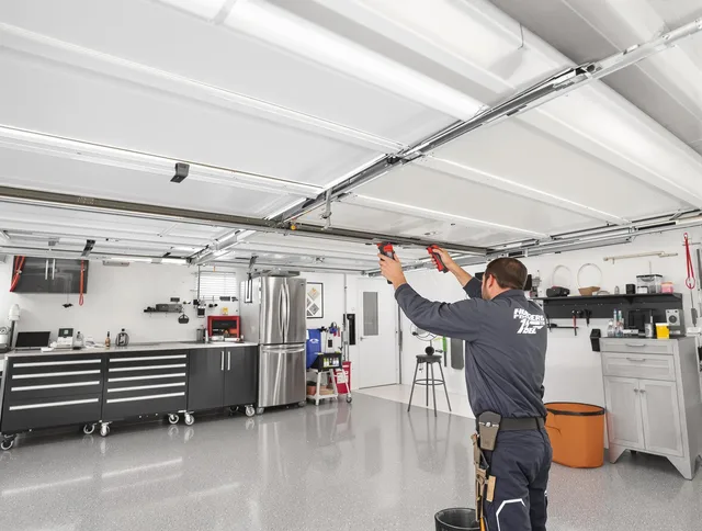 Overhead garage door repair service by Garden Grove Garage Door Repair in Garden Grove