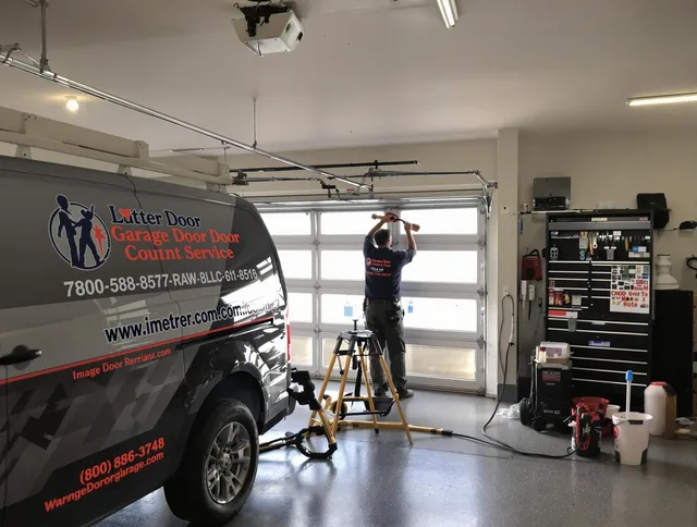 Garden Grove Garage Door Repair team performing same-day garage door repair in Garden Grove