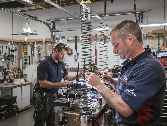 Garage door spring repair service by Garden Grove Garage Door Repair in Garden Grove